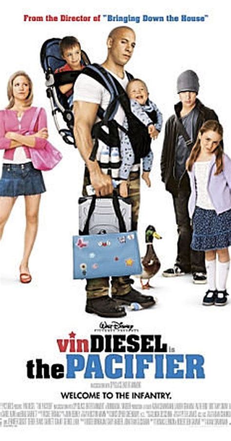 The Pacifier (2005) | The pacifier movie, Vin diesel, Good movies