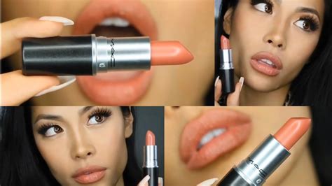 Mac Cosmetics DOWN TO AN ART Matte Lipstick Quick Review Swatch & Tutorial - YouTube