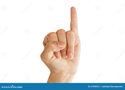 Little Finger Spelling The Alphabet In American Sign Language (ASL) Royalty-Free Stock Photo ...