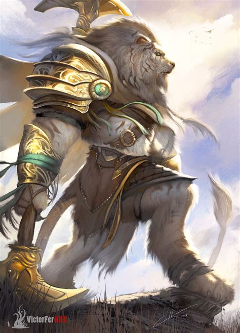 Ajani goldmane, Victor Fernández on ArtStation at https://www ...