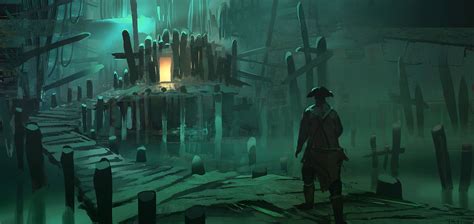 Pirate Cove, Tomas Muir | Pirates cove, Concept art digital, Concept art