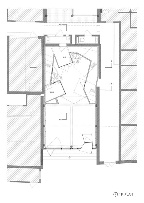 ZAO/standardarchitecture creates hostel within beijing hutong | Architectural floor plans ...