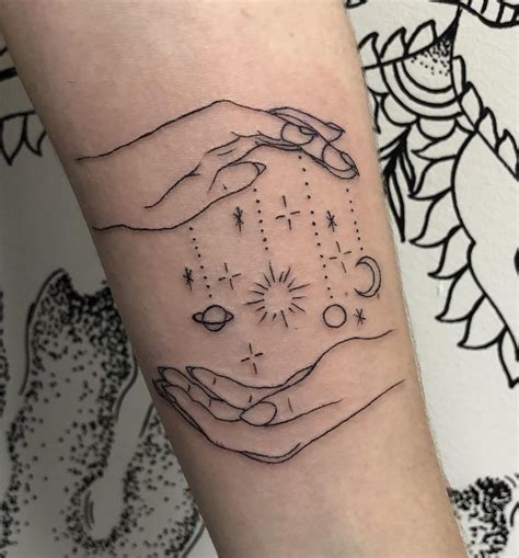 The universe is in your hands // done by Sydney Osso at Diamond Heart ...