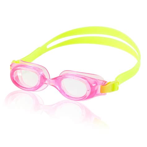 Speedo Jr. Hydrospex Classic Swim Swimming Anti-Fog Goggles Bright Pink ...