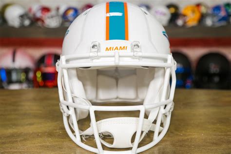 Miami Dolphins Riddell Speed Authentic Helmet – Green Gridiron, Inc.