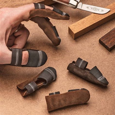 Leather Finger Guards | Protect Yourself While Working at Garrett Wade