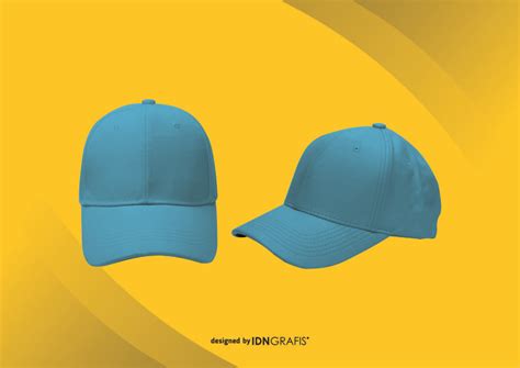 Download Mockup Topi Vector - IDN GRAFIS