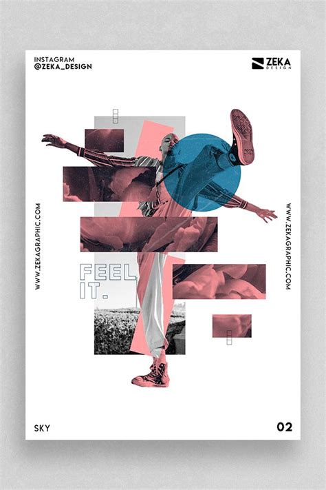 Graphic Design Inspiration Sky Poster Design Series by Zeka Design, Poster Art Projec ...