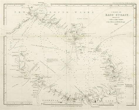 Chart of Bass' Strait, Surveyed by Captn. I.Lort Stokes, & the Officers ...