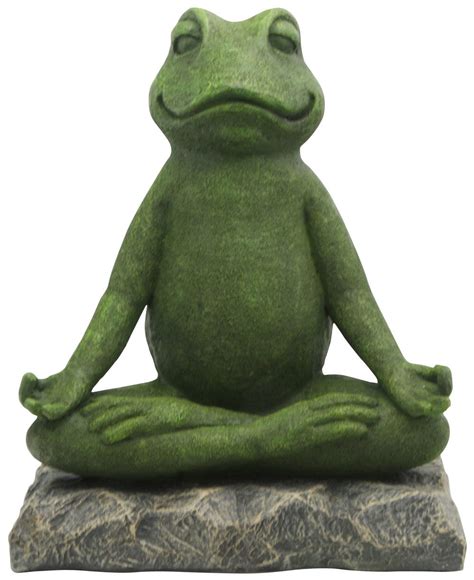 Culture Spot Meditating Garden Yoga Frog Statue - Walmart.com