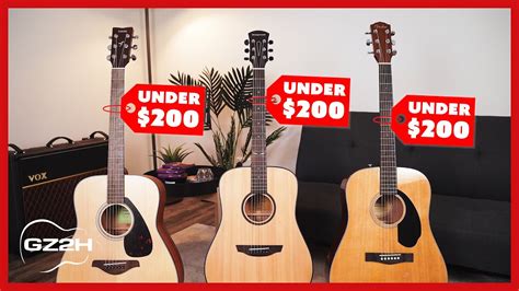Best Acoustic Guitars Under $200 - Great Guitars For Beginners (2020) - YouTube