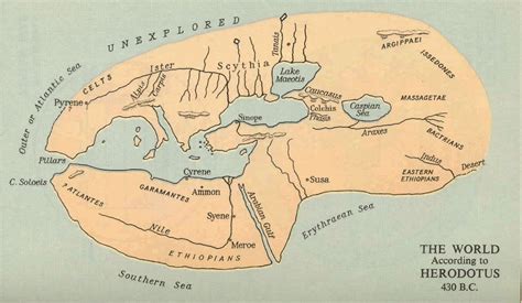 The world in 430 BC according to Herodotus | desktop explorer