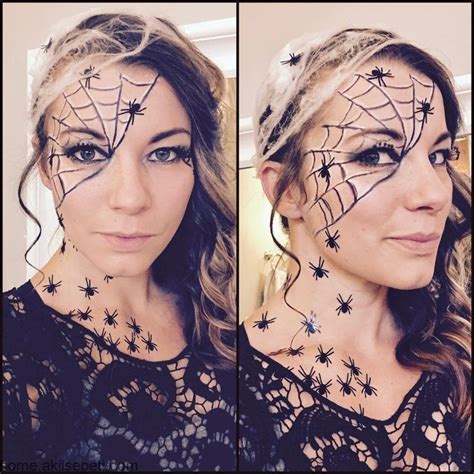 66 Halloween Minimalist Spiderweb-inspired Eyeliner Tutorial | Halloween makeup easy, Halloween ...