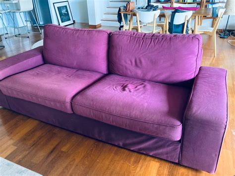 3 seater Sofa ikea, Furniture & Home Living, Furniture, Sofas on Carousell