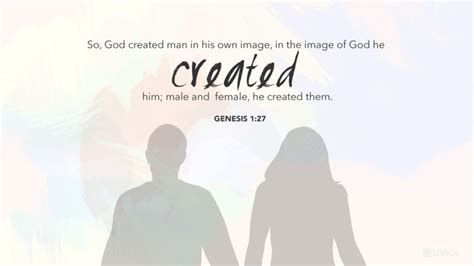 Bible Verse God Made Man In His Image - Images Poster