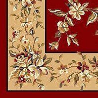 Bellville Floral Red/Tan Area Rug | Floral area rugs, Area rugs, Rugs