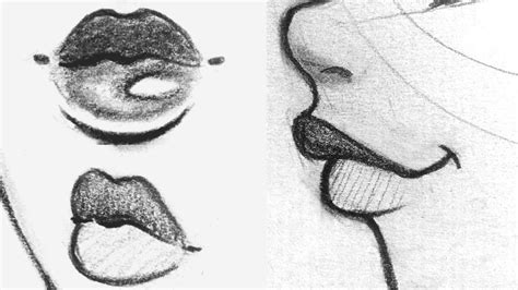 Lips Drawing Reference and Sketches for Artists