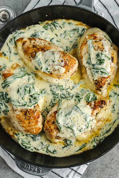 Spinach Stuffed Chicken Breasts - Spend With Pennies