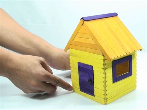 How To Make Modern Popsicle Sticks House Building Pop - vrogue.co