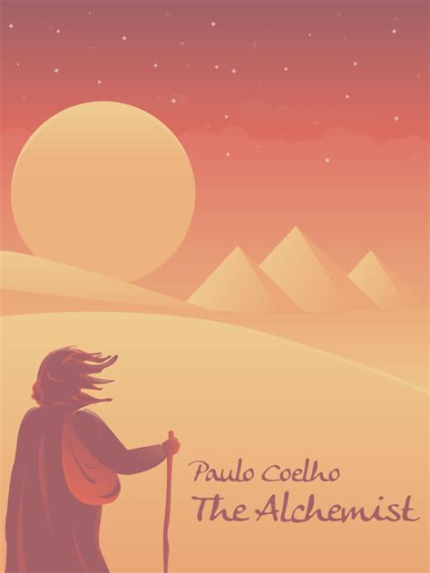 Paulo Coelho - 'The Alchemist' book cover. on Behance