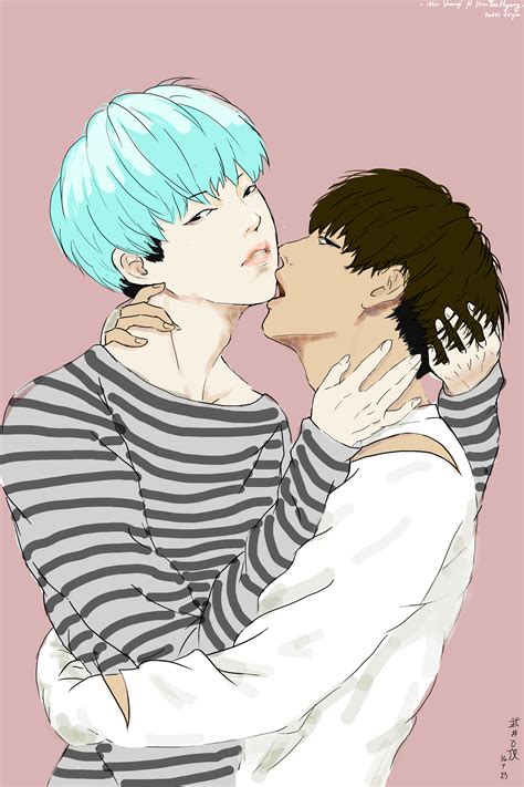 BTS-TaeGi-VGa-digital fanart by Takei Hiya | Fan art, Bts fanart, Kpop drawings