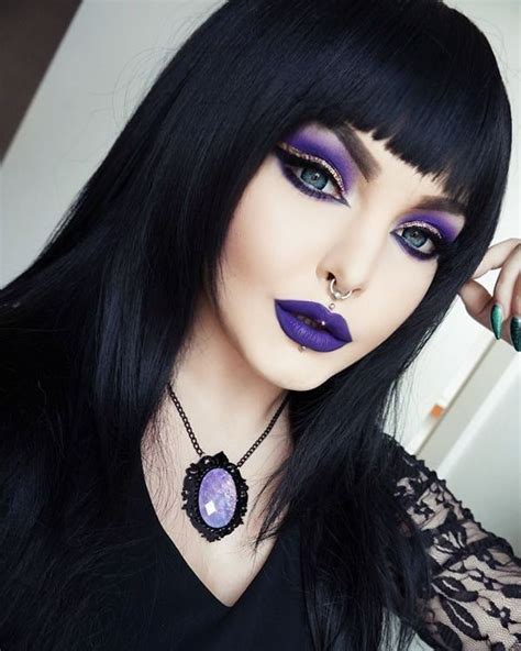 purple witch makeup - Google Search in 2020 | Trendy makeup, Eye makeup, Trendy eyeshadow