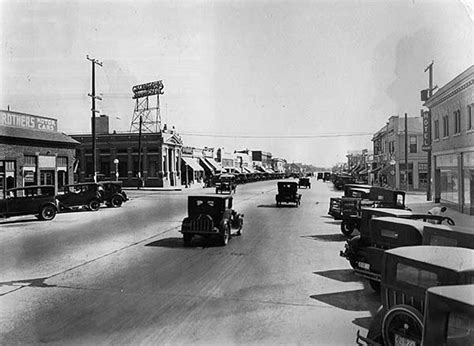 Inglewood's Commercial Street (now La Brea Ave) shown in 1910/1927 | Inglewood california, Ca ...