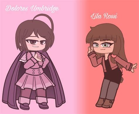 Dolores Umbridge and Lila Rossi | Gacha-Life Amino