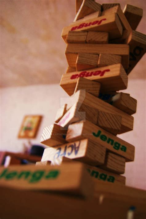 Jenga Art by ArtisticDrums on DeviantArt