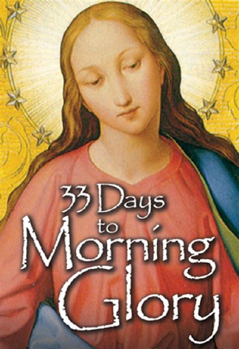 33 Days to Morning Glory: A Book Review » Catholic Sistas