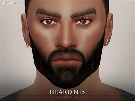 Beard in 16 colors. Found in TSR Category 'Sims 4 Beards and Mustaches' | Sims 4 black hair ...