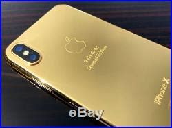 Apple iPhone X 256GB 24kt Gold Special Edition | United Arab Emirates