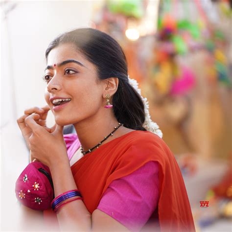 Actress Rashmika Mandanna HD Still From Pushpa Movie - Social News XYZ