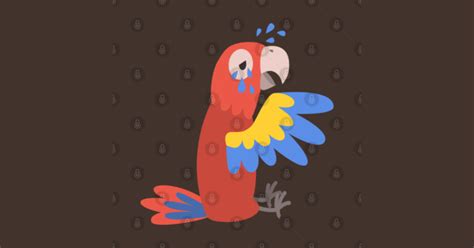 Crying Parrot - Parrots - Mask | TeePublic