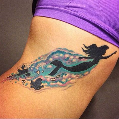 The Little Mermaid Tattoo | Mermaid tattoos, Little mermaid tattoo, Mermaid tattoo