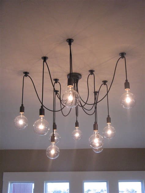 Lights | Light bulb chandelier, Pendant ceiling lamp, Hanging light bulbs