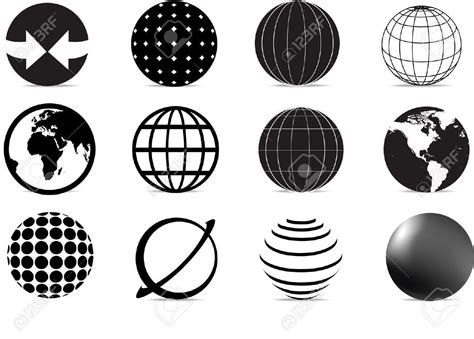 Black and White Earth Logo - LogoDix