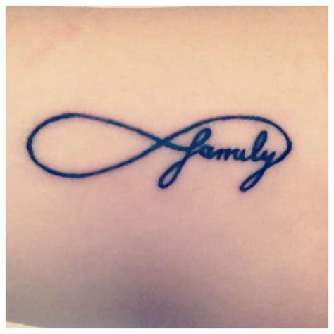 Girls Infinity family tattoo cute | Infinity tattoo, Infinity tattoo ...