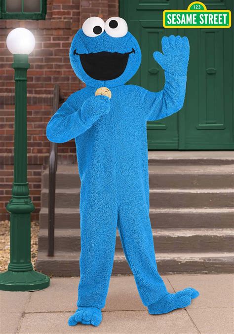 Adult Sesame Street Cookie Monster Mascot Costume | Officially Licensed ...