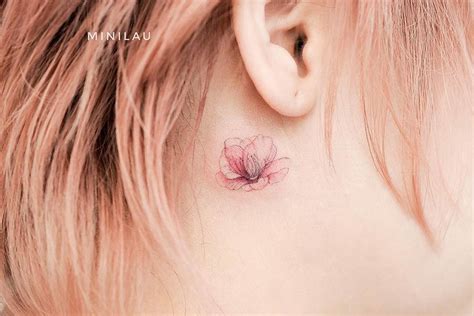 Flower Tattoo Behind Ear Meaning | Best Flower Site