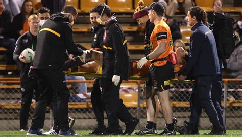 NRL 2020: Broncos lose Corey Oates to horrific leg injury during defeat ...