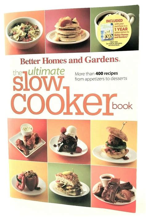 Better Homes & Gardens The Ultimate Slow Cooker 400+ Recipes Cookbook Paperback | Better homes ...