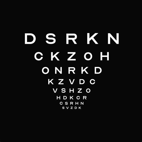 Optician Sans is a font that completes the eye test chart alphabet ...