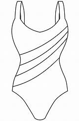 Girl Swimsuit coloring Page  ColouringPages sketch template