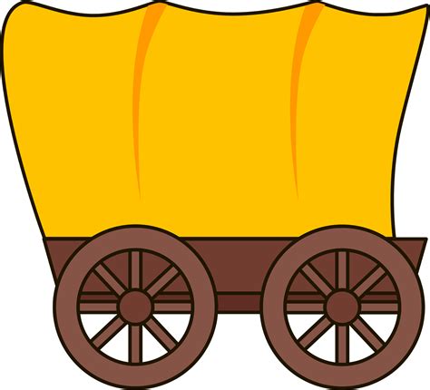 Covered Wagon Illustration Royalty Free SVG, Cliparts, Vectors - Clip ...