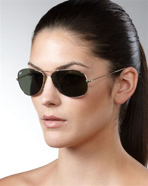 Ray ban womens aviator polarized sunglasses - womens designer louis ...