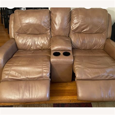 Ashley Leather Recliner Loveseat - AptDeco