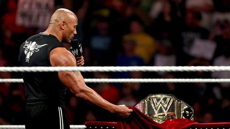 The Rock unveils the new WWE Championship: photos | WWE