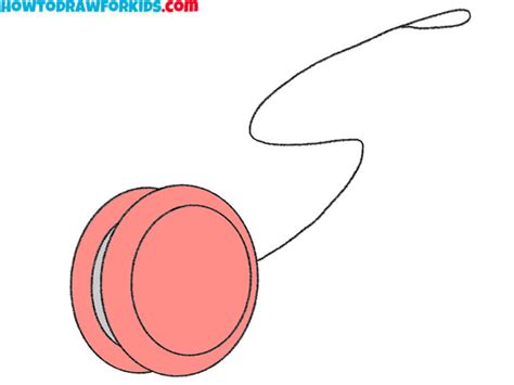 How to Draw a Yo-Yo Step by Step - Drawing Tutorial For Kids