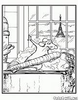 Coloring Page  Ratatouille sketch template